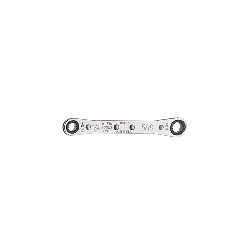 Klein Tools Ratcheting Box Wrench 1/4in X 5/16in, large image number 1