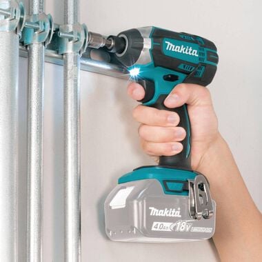 Makita 18 Volt LXT Lithium-Ion Cordless Impact Driver (Bare Tool), large image number 4
