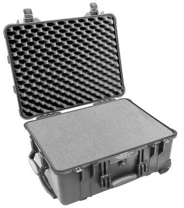Pelican 1560 Black Hard Case 20.37In x 15.43In x 9.00In ID, large image number 1