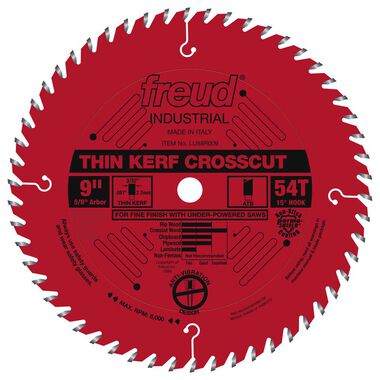 Freud 9in Thin Kerf Fine Finish Crosscut with Perma-SHIELD Coating, large image number 0