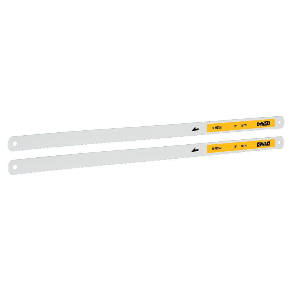 DEWALT 2 pk 12 In. 18tpi Hacksaw Blades, large image number 4