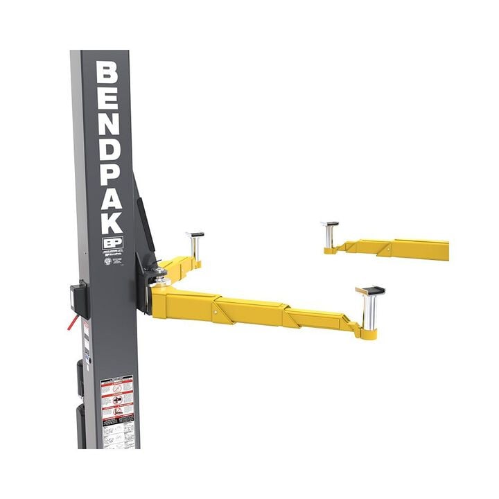Bendpak 12APX-192 12000 Lbs High-Rise Clearfloor Two-Post Car Lift W/Pads, large image number 4
