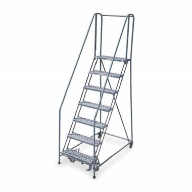 Cotterman Series 1000 7 Step X 26in W A3 Tread Step Ladder w/handrails