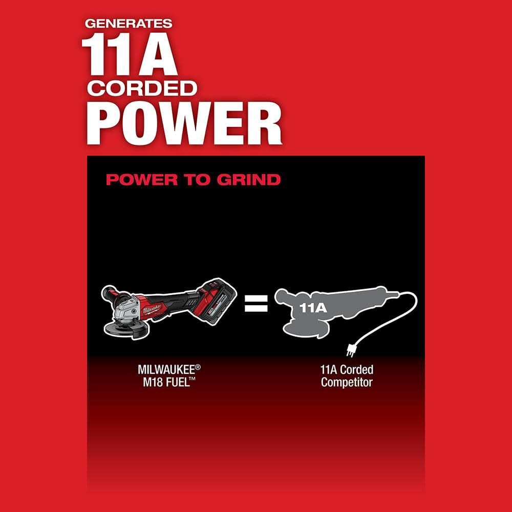 Milwaukee M18 Fuel 4 1 2inch 5inch Grinder Paddle Switch No Lock Bare Tool 2880 20 Simolary simolary.com 8