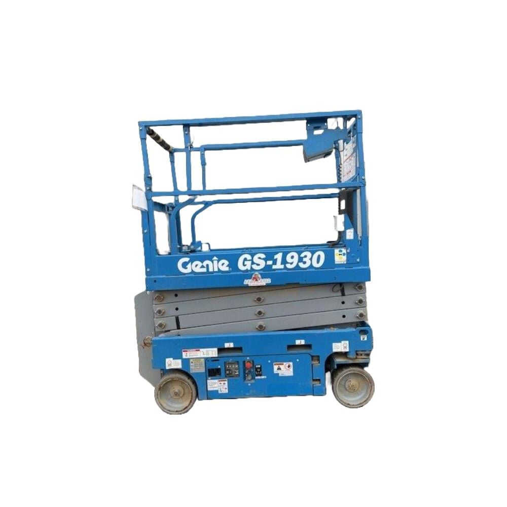 Genie GS-1930 19ft 2WD Electric Slab Scissor Lift – Used 2022