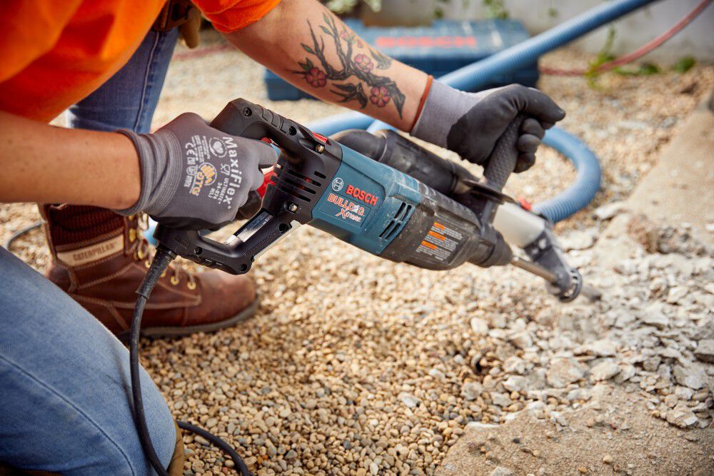 Bosch 1 Inch SDS-Plus Bulldog Extreme Rotary Hammer, large image number 6