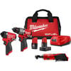 Milwaukee M12 3-Tool Combo Kit Bundle, small image number 1