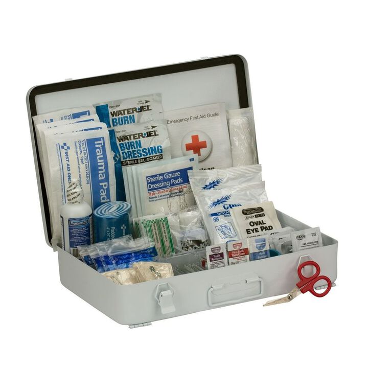 First Aid Only First Aid Kit 50 Person Bulk Metal Case ANSI A, large image number 2