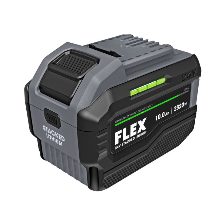 FLEX Stacked Lithium 24V 10Ah Lithium Ion Power Tool Battery Pack with Fuel Indicator