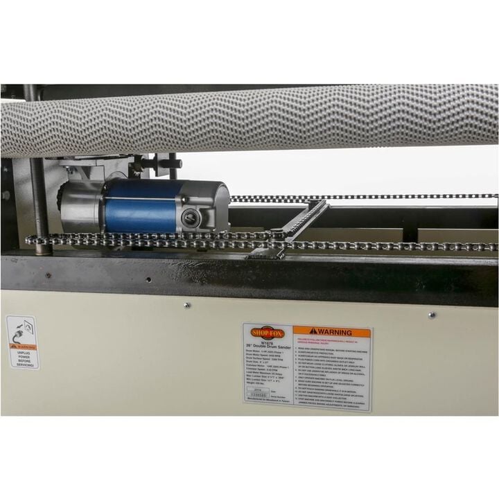 Shop Fox 26in Drum Sander 220V 5HP 1 Phase, large image number 2