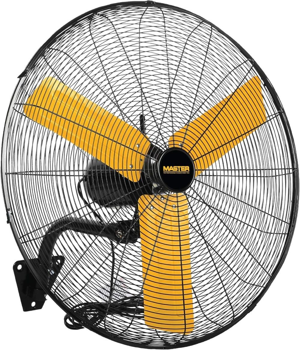 Master 30 Inch Diameter High Velocity Oscillating Wall Mount Fan, large image number 1