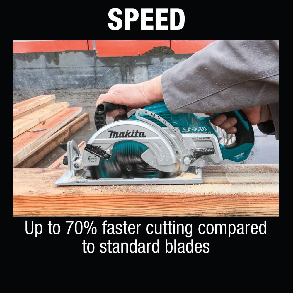 Makita Max Efficiency Circular Saw Blades 7 1/4in 24T Carbide Tipped Framing 3pk, large image number 12