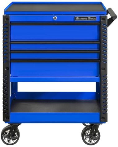 Extreme Tools 33in Deluxe Tool Cart Blue