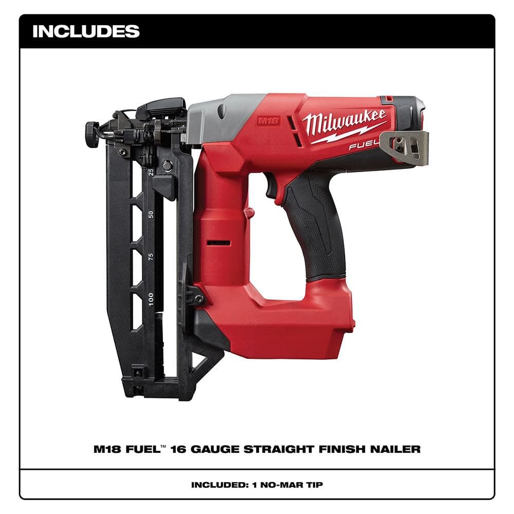 16 gauge milwaukee nailer hotsell