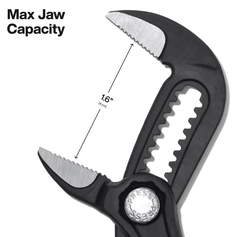 Klein Tools 7 Inch Straight Jaw Quick-Adjust Pump Pliers, large image number 5
