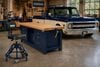RIKON Heavy Duty Low Rolling Shop Chair with Backrest, small image number 2