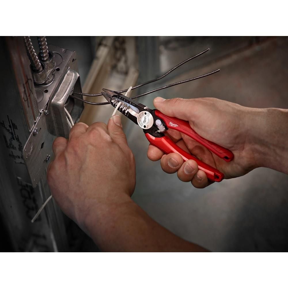 Milwaukee Electricians Combination Wire Pliers, large image number 4