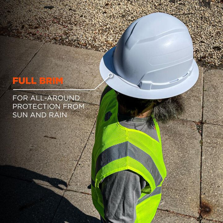 Ergodyne Skullerz 8969  Lightweight Full Brim Hard Hat Class E, large image number 5