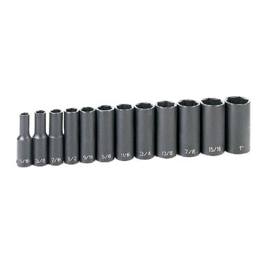 Grey Pneumatic 3/8in Drive 12 Piece Deep Set