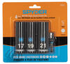 Spyder 1/2 Inch Drive Universal Spline Impact Socket Set, 17-21mm, 4 Pieces, small image number 4