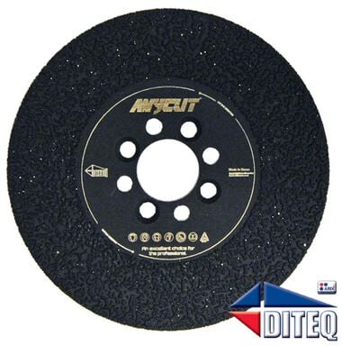 Diteq Anycut 4-1/2in Cut & Grind 7/8in Arbor Flush Cut, large image number 0