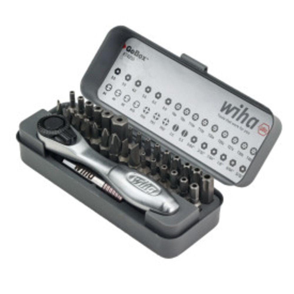 Wiha GoBox Security Bit Set with Mini Ratchet, 32 Piece, large image number 2