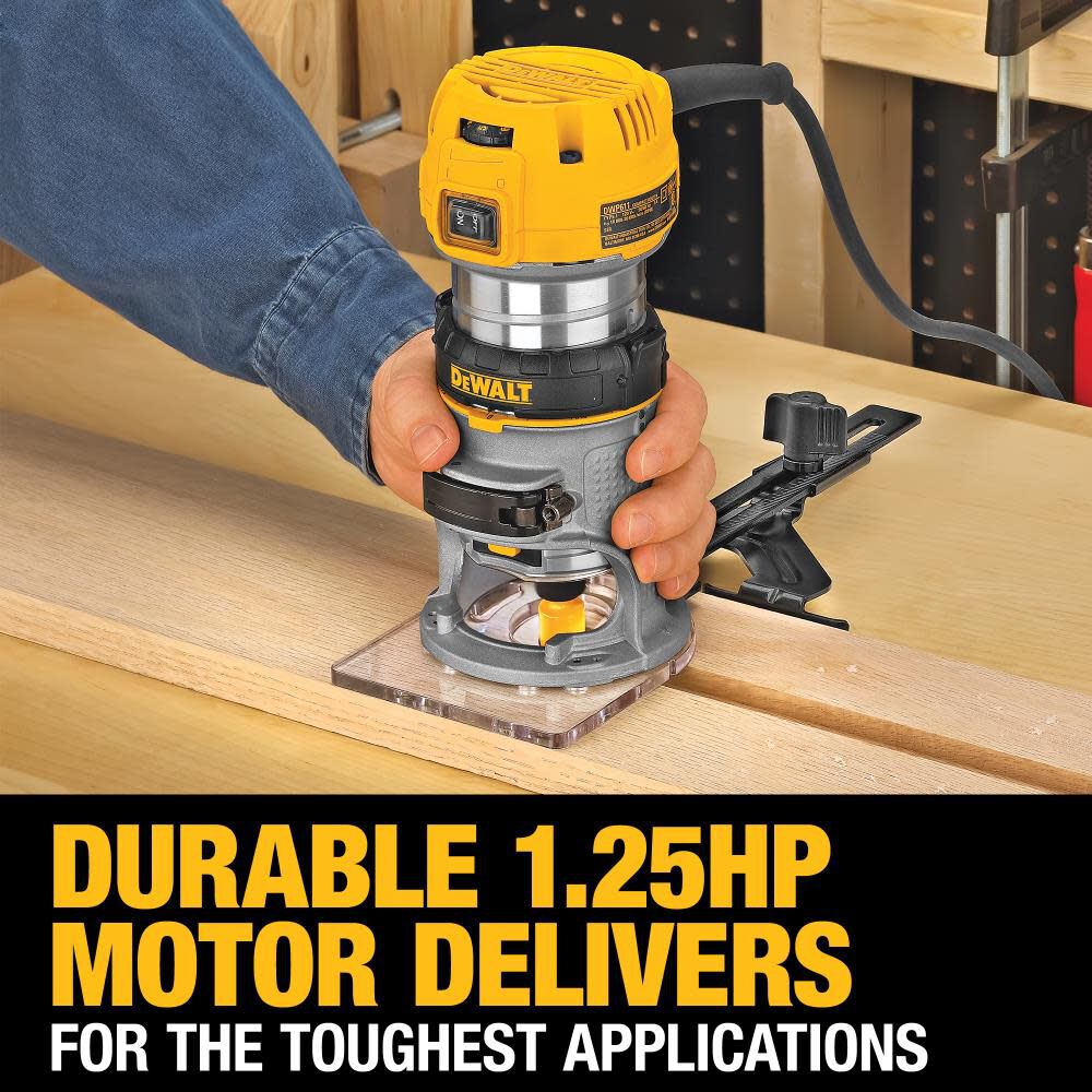DEWALT DWP611 1.25 Peak HP Compact Router (DWP611) DWP611 Acme Tools