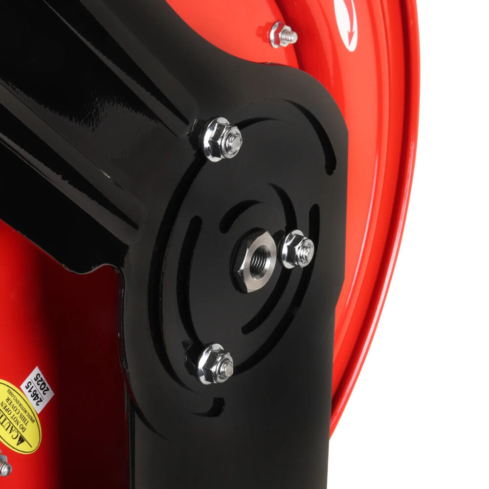 Milton 3/8 Inch x 50 Ft All-In-One Pressure Washer Hose Reel with Kevlar Braided Hose, large image number 4