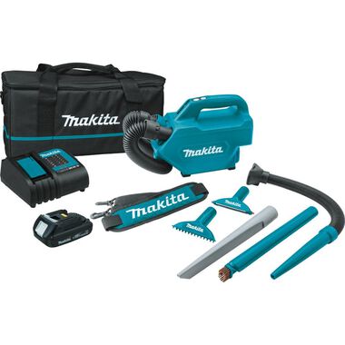 Makita 18V LXT Lithium-Ion Compact Handheld Canister Vacuum Kit (1.5Ah)