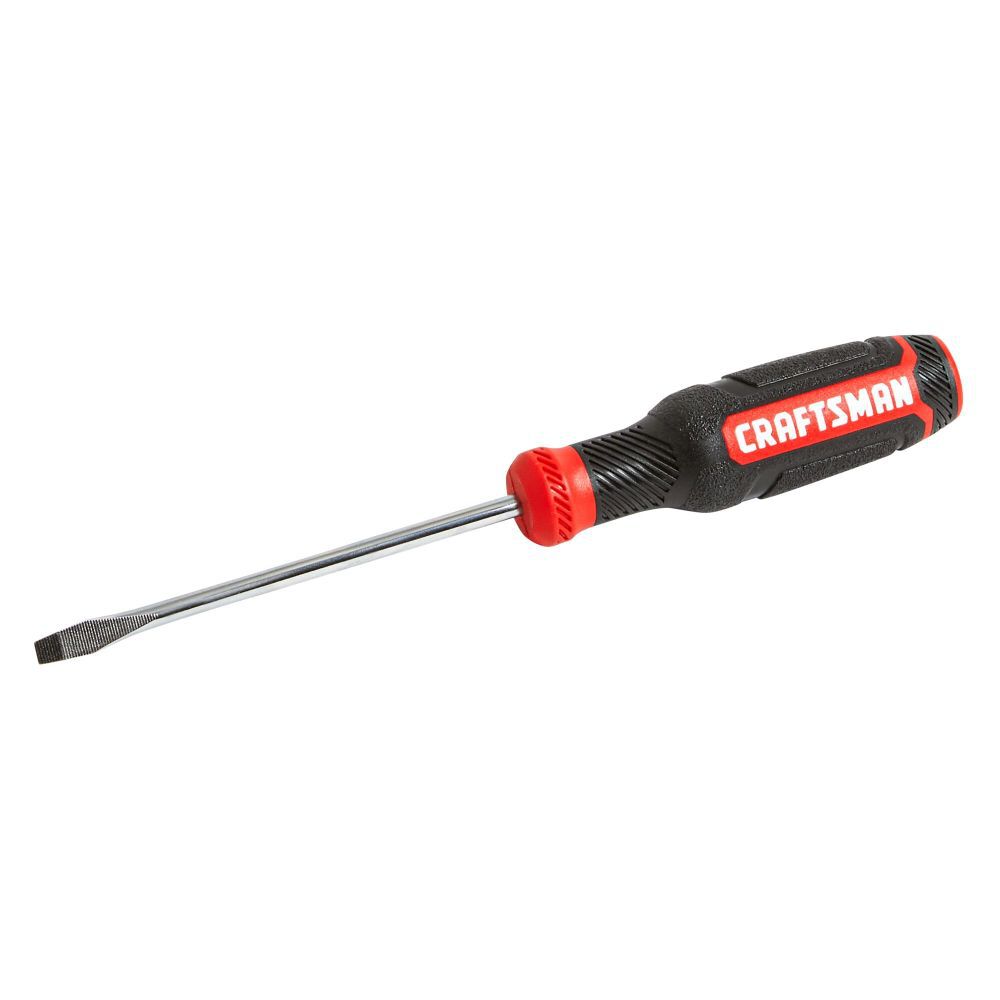 CRAFTSMAN Bi-Material Handle 3/16-in Slottedhead Screwdriver