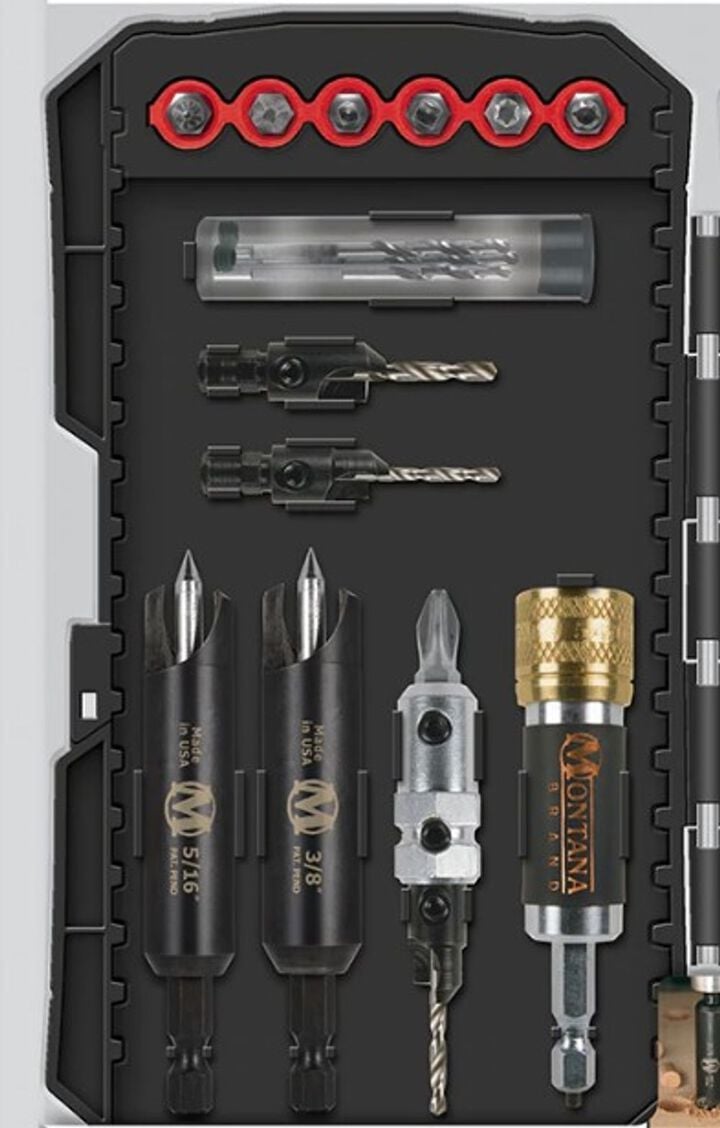 Montana Brand Tools Deluxe Woodworkers Drill/Bit Set 25pc, large image number 1