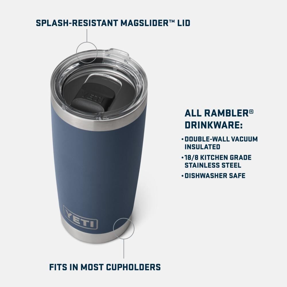 YETI 20oz Rambler Tumbler with Magslider Lid, large image number 4