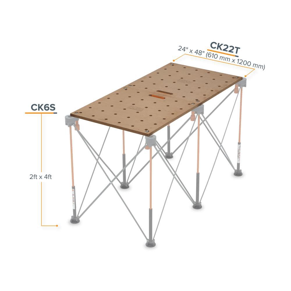 Bora Portamate Centipede Table Top, large image number 2