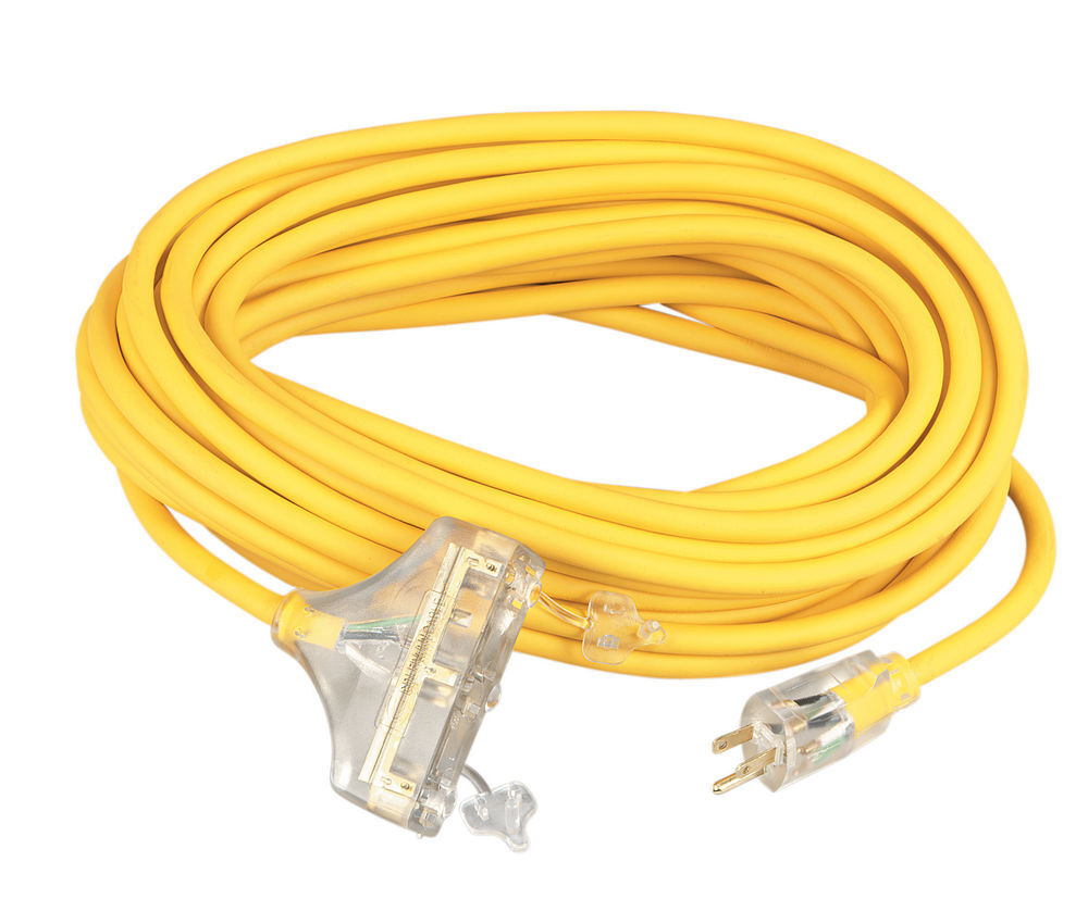 Southwire SJEOW Cold Weather 3 Outlet Extension Cord 50 Ft 12/3, large image number 7