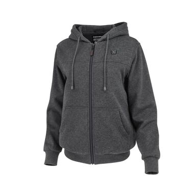 Radians Womens Heated Hoodie Kit with Battery, Heather Gray, XL