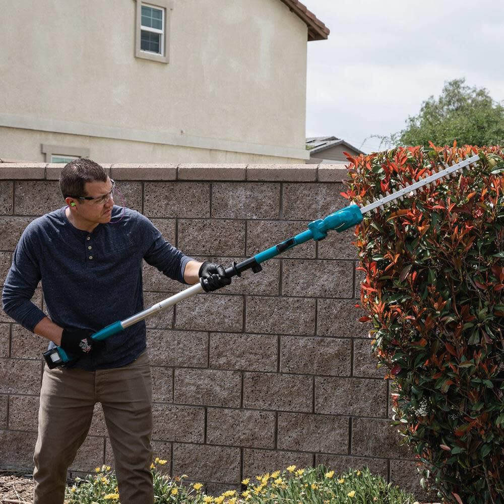 Makita battery sale pole hedge trimmer