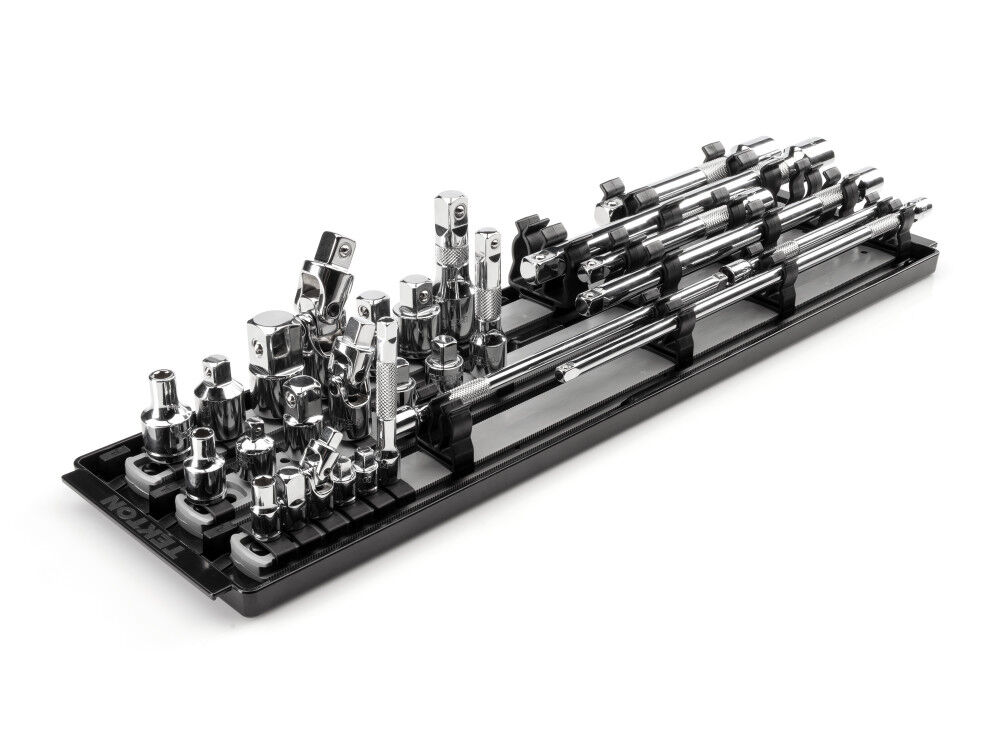 Tekton 1/4 3/8 1/2 Inch Extension and Accessory Set Rails 27 Piece, large image number 2