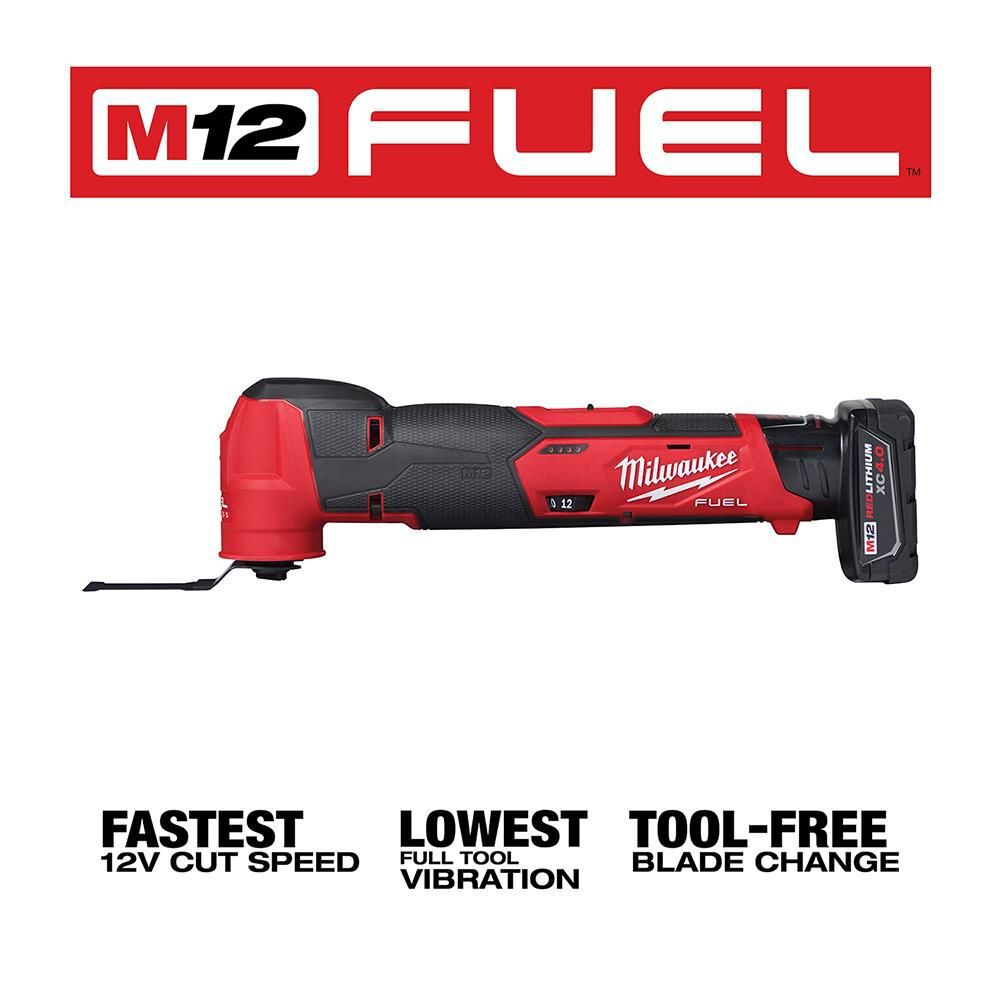 Milwaukee M12 FUEL Oscillating Multi-Tool Kit, large image number 3