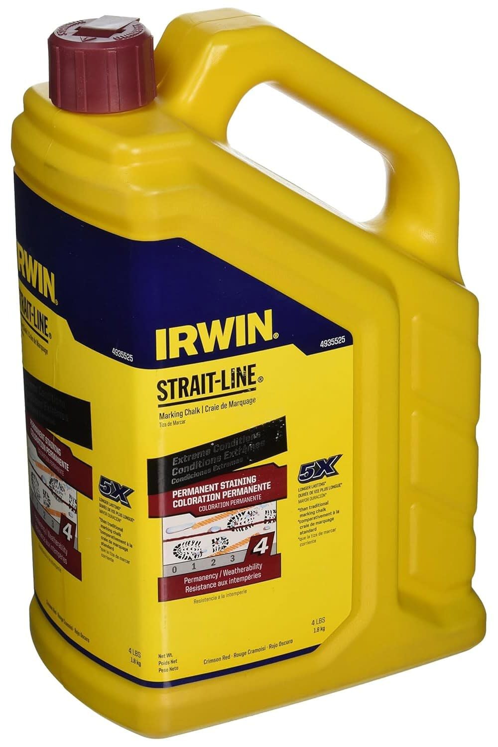 Irwin Strait-Line 4 Lbs Blue Permanent Staining Marking Chalk, large image number 1