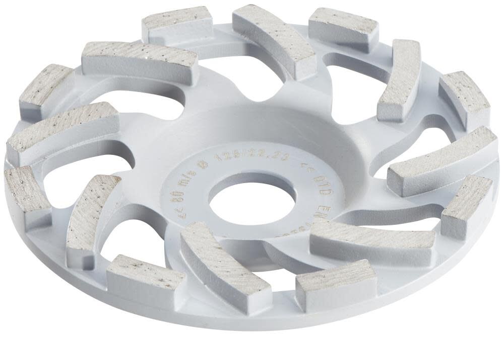 Metabo 5 Inch Professional Segmented Rim Diamond Cup Wheel for Concrete, large image number 1