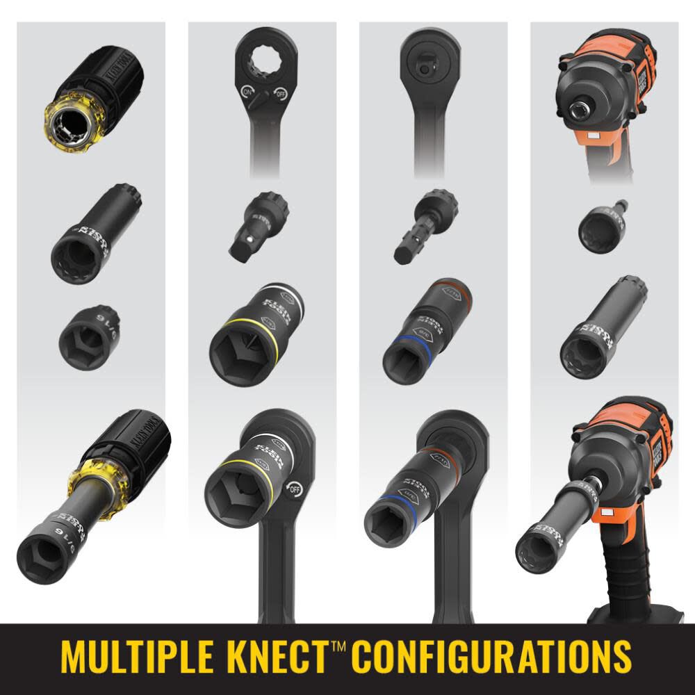 Klein Tools SAE/Metric Flip Socket Set 13pc, large image number 2