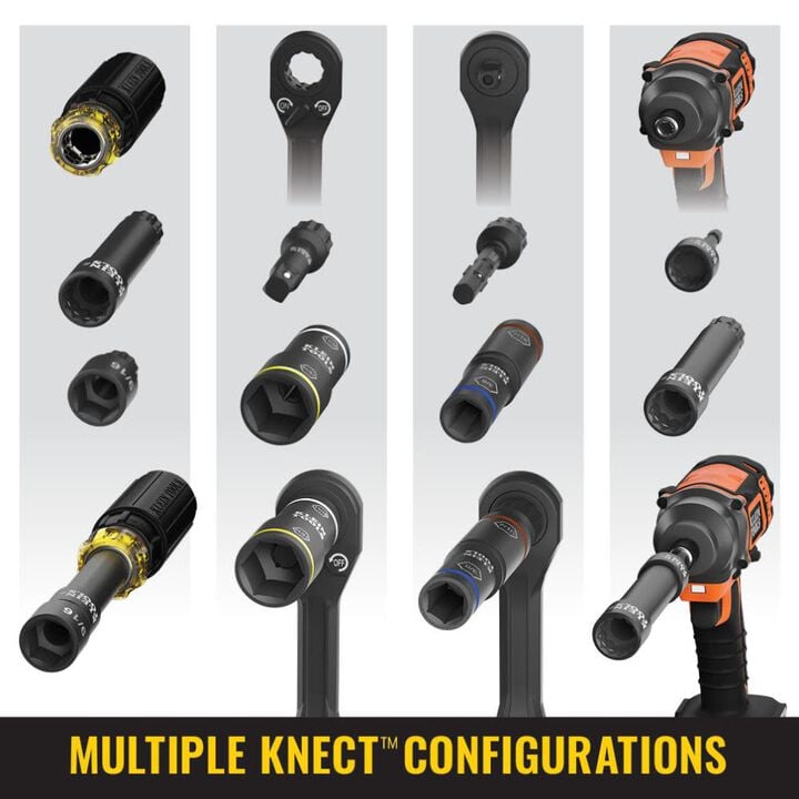Klein Tools SAE/Metric Flip Socket Set 13pc, large image number 1