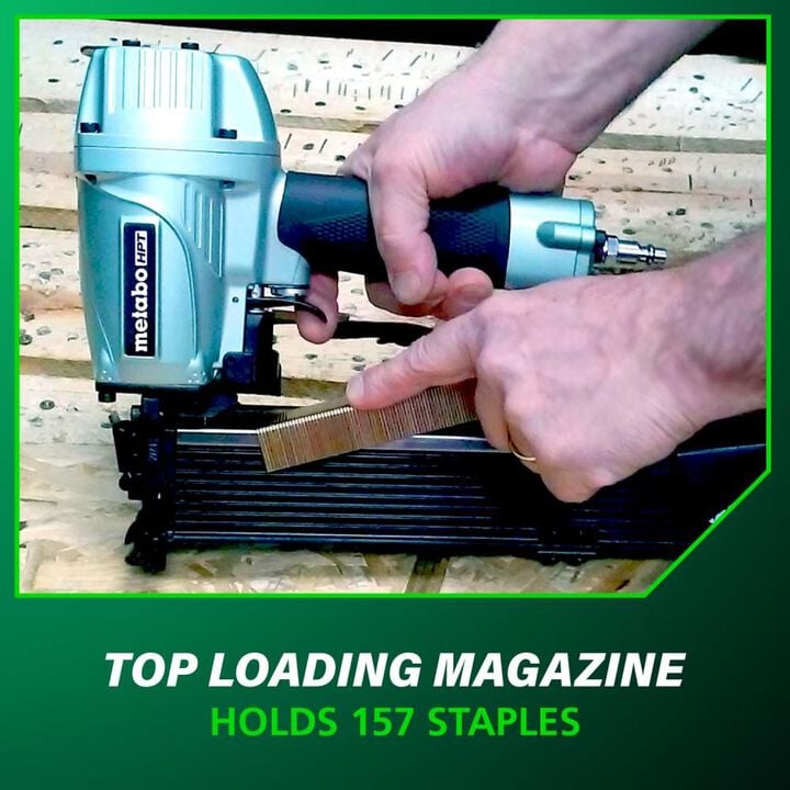 Metabo HPT 1 Inch 16 Gauge Wide Crown Stapler | N5024A2, large image number 6