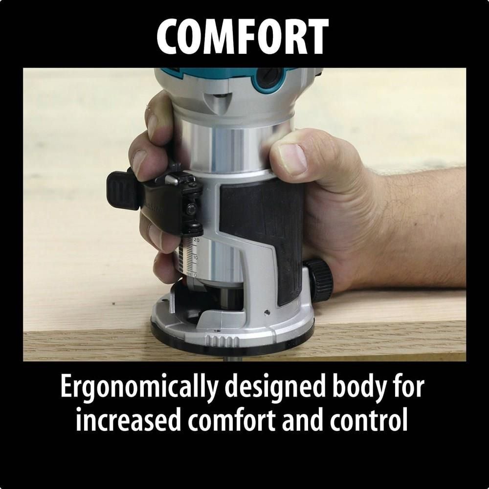 Makita 1-1/4 HP Compact Router Kit, large image number 5