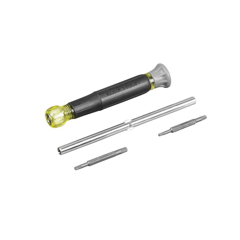 Klein Tools 4-in-1 Multi-Bit Tamperproof Electronics Screwdriver with TORX Bits, large image number 8