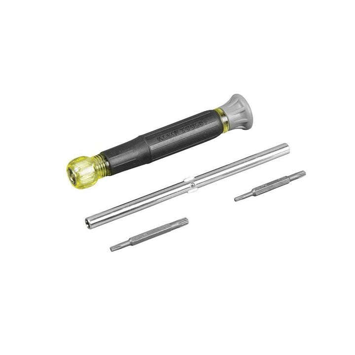 Klein Tools 4-in-1 Multi-Bit Tamperproof Electronics Screwdriver with TORX Bits, large image number 7