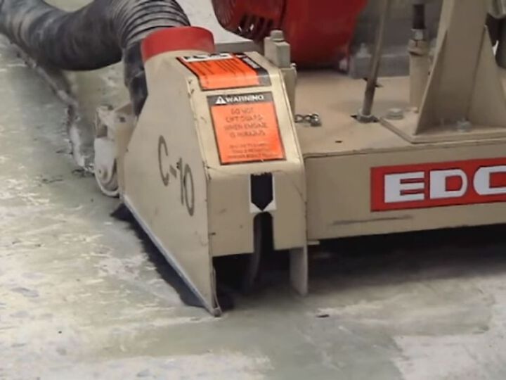 Edco C-10 5 HP 230V 8in Crack Repair Saw, large image number 1