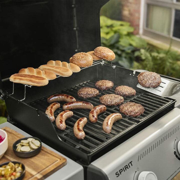 Weber Spirit E-210 26.6 Inch 2 Burner 26600 BTU Black Liquid Propane Gas Grill, large image number 8