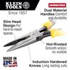 Klein Tools 6-3/4 In. Journeyman Side Cutting Long Nose Pliers, small image number 2