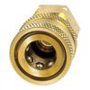 BluBird 3/8 Inch QD Socket x 3/8 Inch FPT Brass Pressure Washer Adapter, small image number 1
